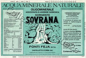 Sorgente Sovrana (analisi 1983) VE Friz 0,92 L [171005]