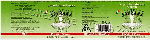 Sorgente Sovrana (analisi 2004) -Mild- PET LegFriz 1,5 L  [171005]