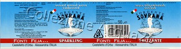 Sorgente Sovrana (analisi 2004) -Sparkling- PET Friz 0,5 L  [171005]
