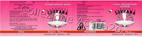 Sorgente Sovrana (analisi 2004) -Still- PET Nat 1,5 L  [171005]