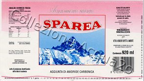 Sparea (analisi 1998) vetro Friz 0,92 L