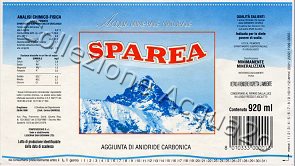 Sparea (analisi 1998)  (2) vetro Friz 0,92 L