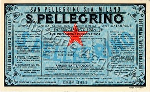 S.Pellegrino (analisi 1970) VE Friz 0,9 L [020106]