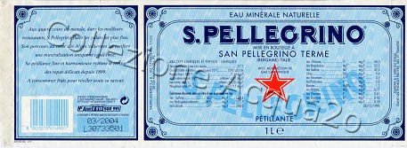 S.Pellegrino (analisi 1998) EXP France - VE Friz 1,0 L [070106]
