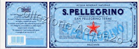 S. Pellegrino (analisi 1998) pet Friz 1,0 L + 0,5 L + 0,25 L