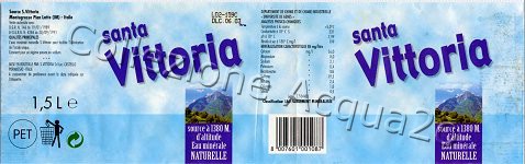Santa Vittoria (analisi 2000) -Exp F- pet Nat 1,5 L