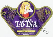 Fonte Tavina (analisi 1999) vetro Friz 0,75 L + 0,33 L