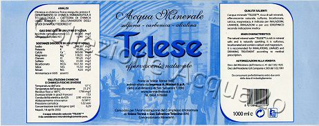 Telese (analisi 1994) VE Nat 1,00 L + 0,25 L