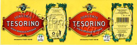 Sorgente Tesorino (analisi 2004) "Io aiuto il Meyer" PET Nat 1,5 L [12-10-05]