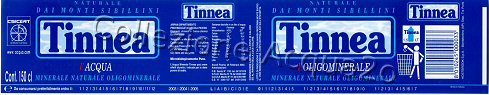 Tinnea (analisi 2002) PET Nat 1,5 L + 2,0 L + 0,5 L