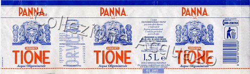 Sorgente Tione (analisi 1997) Panna pet Nat 1,5 L
