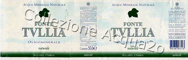 Fonte Tullia (analisi 1997) PET Nat 0,5 L