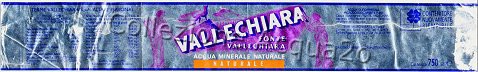 Fonte Vallechiara (analisi 1993) vetro Nat 0,75 L