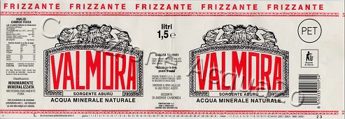 Valmora Sorgente Abur (analisi 1995) pet Friz 1,5 L + 0,5 L