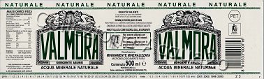 Valmora Sorgente Abur (analisi 1995) pet Nat 0,5 L