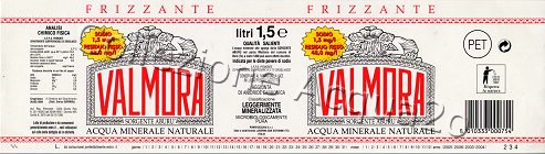 Valmora Sorgente Abur (analisi 1999) PET Friz 1,5 L