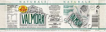 Valmora Sorgente Abur (analisi 1999) PET Nat 0,5 L