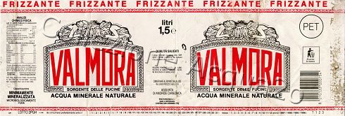 Valmora Sorgente delle Fucine (analisi 1993) PET Frizz 1,5 L