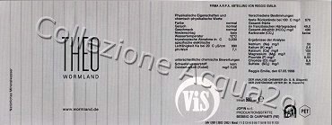 VIS (analisi 1999) THEO Wormland EXP Germania Pet Nat 0,5 L