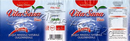 Vita Sana, Fonte Santa Chiara (analisi 2000) pet Friz 1,5 L